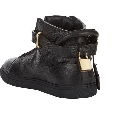 Buscemi 100mm Leather Sneakers in Black for Men - Lyst