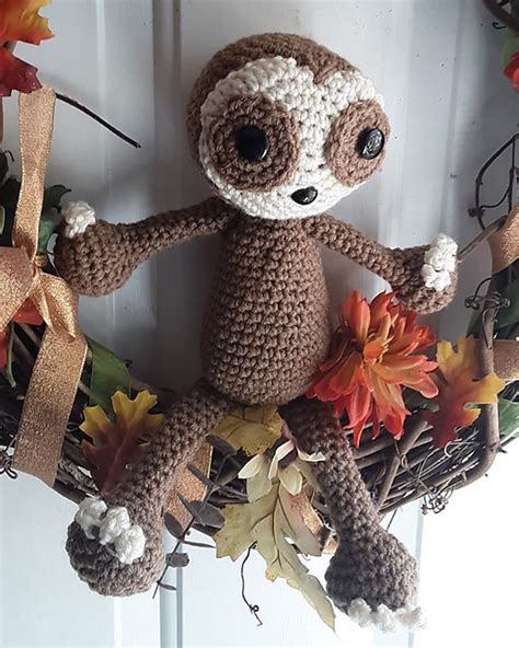 Ravelry: Sloth Plush pattern by Comically Creative Designs