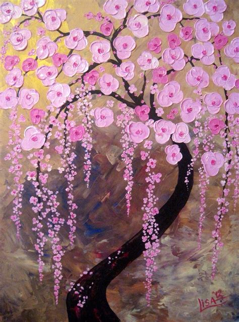 Good Oil Painting Trees, Original Oil Painting, Painting & Drawing, Flower Painting, Flower Art ...