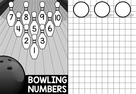 Four Operations Math Game, Bowling Numbers, Math Facts Printable PDF Game, Addition Subtraction ...