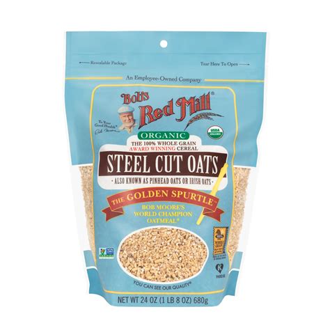 Organic Steel Cut Oats | Bob's Red Mill Natural Foods