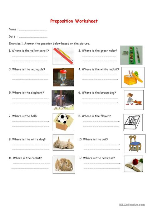 Preposition worksheet general gramma…: English ESL worksheets pdf & doc