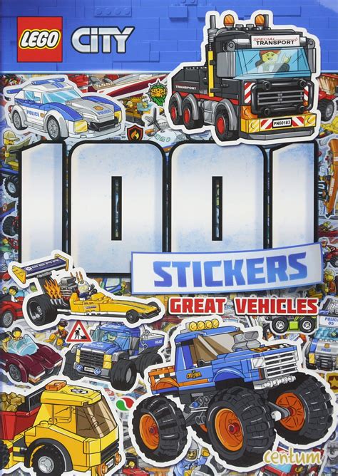 Lego City 1001 Sticker Book – Great Vehicles - Brick Party Bags