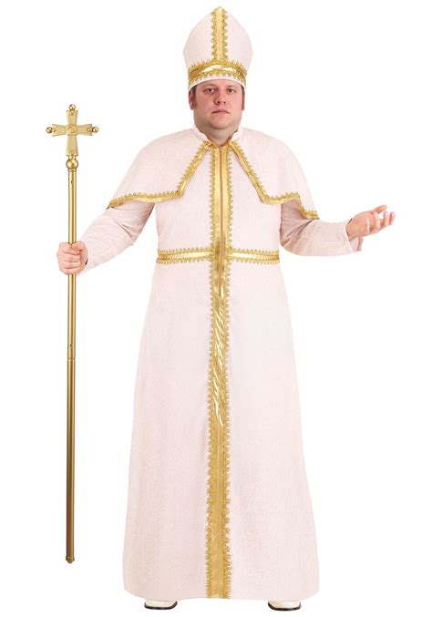 Men's Plus Size Pious Pope Costume