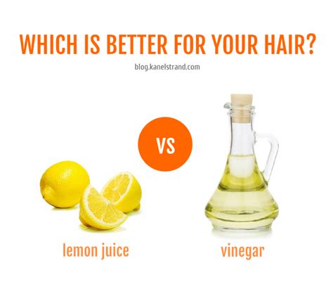 Kanelstrand: Which is Better for Hair: Lemon Juice or Vinegar?