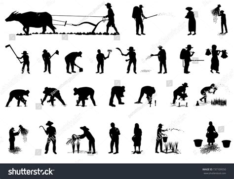 26,152 Farmer silhouette Stock Vectors, Images & Vector Art | Shutterstock