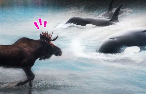 VIDEO: How Killer Whales Are Natural Predators of Moose | Unofficial Networks