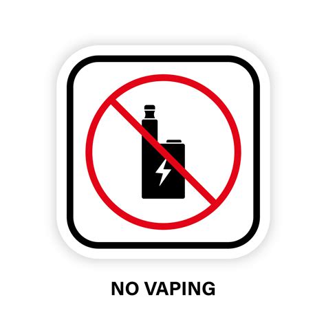 Forbidden Electronic Cigarette Black Silhouette Icon. Vaping Prohibited ...