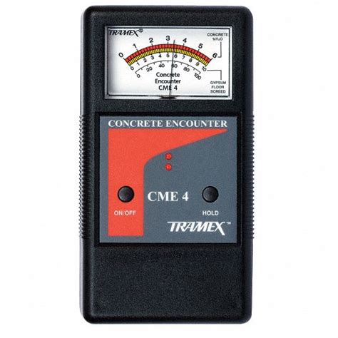 TRAMEX Concrete Moisture Meter, 0 to 6 Percent - 3MLG4|CME 4 - Grainger