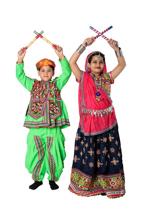 Garba Dance Fancy Dress Costume Combo Set – Sanskriti Fancy Dresses