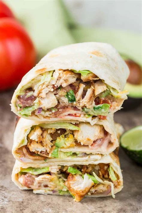 Chicken Wraps Recipe (VIDEO) - Valentina's Corner