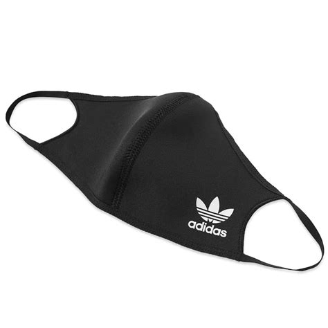 Adidas Originals Logo Face Mask - 3 Pack Black | END. (SG)