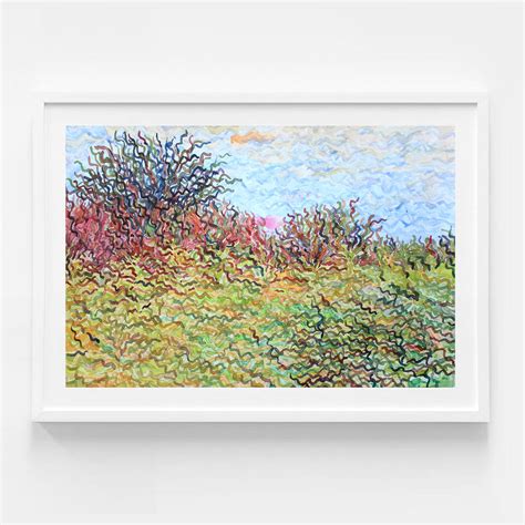 Goldenrod Field Watercolor Painting (real landscape in my garden). Appreciate please =) Do you ...