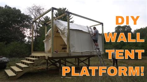 How to build a platform for a tent – Builders Villa