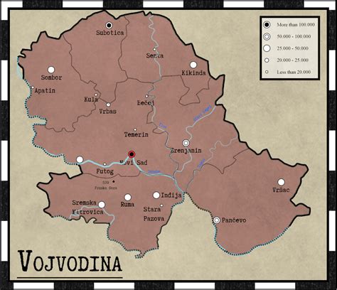 Vojvodina Map by WolfGrid on DeviantArt