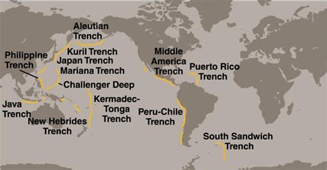 Ocean Trench Map