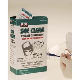 See Clear Eyeglass Wipes 120/Box | School Health