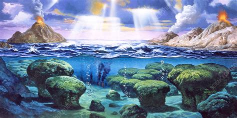 Archaean Earth - Stock Image - E402/0135 - Science Photo Library