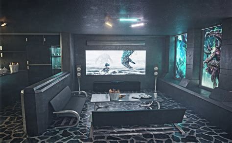 Cyberpunk Interior Design