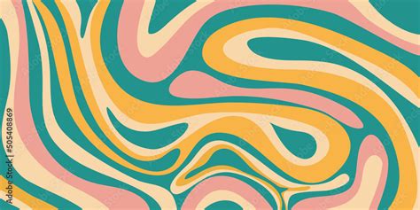 Psychedelic swirl groovy pattern. Psychedelic retro wave wallpaper ...