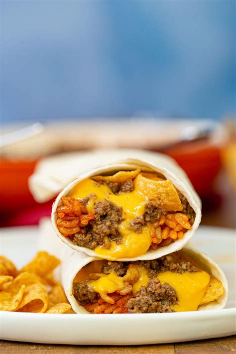 Taco Bell Beefy Fritos Burrito Recipe- Dinner, then Dessert