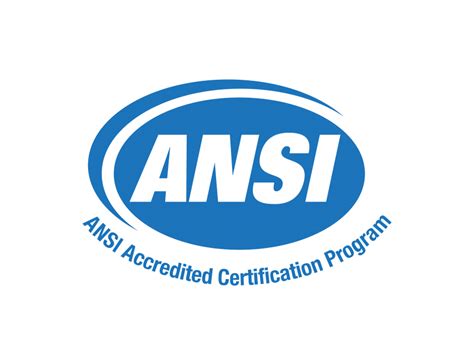 ANSI Accredited Certification Program Logo PNG Transparent Logo - Freepngdesign.com