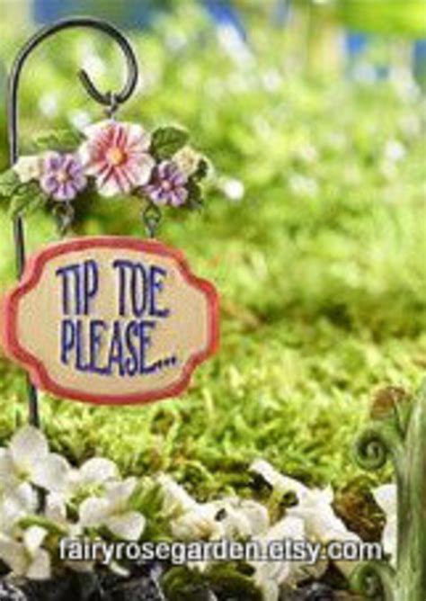 Fairy Garden Signs Fairy Garden Fairy House Miniature - Etsy