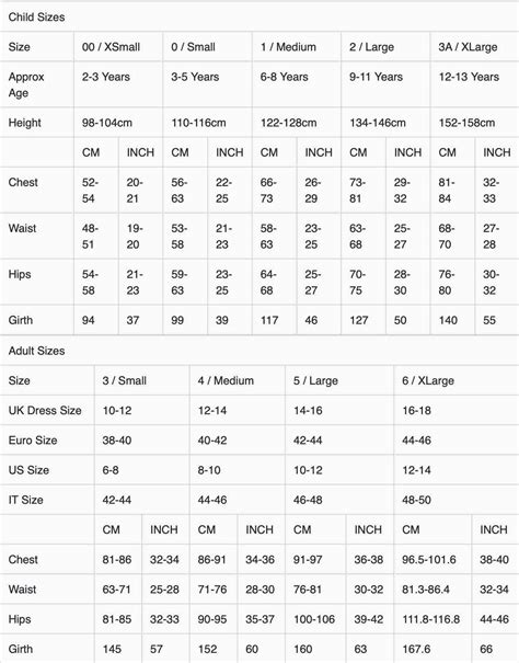 Ballet Shoe Size Chart Women