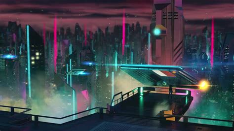 Cyberpunk Platform Live Wallpaper - WallpaperWaifu