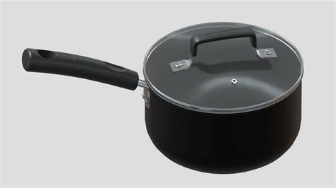 quart Saucepan with lid 01 Low Poly - Buy Royalty Free 3D model by Frezzy (@frezzy3d) [7afa39e ...