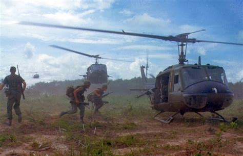 Marines complete construction of M101 howitzer positions at a mountain-top fire support base ...