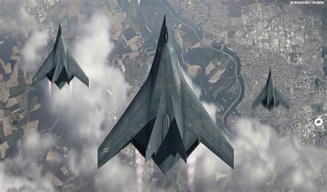 Stealth bomber design inspired by the F117 on Behance