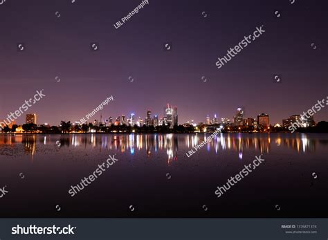 Melbourne City Skyline Stock Photo (Edit Now) 1376871374