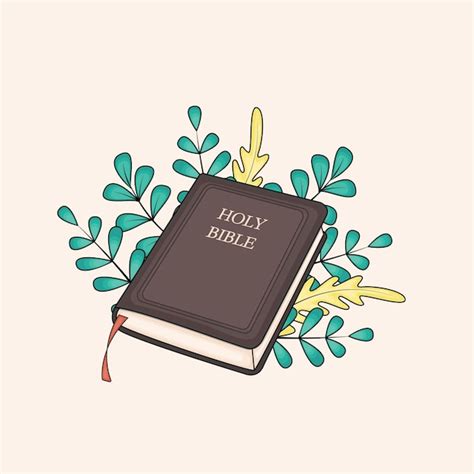 Premium Vector | Christian Bible Holy Book Illustration Vector Graphic ...