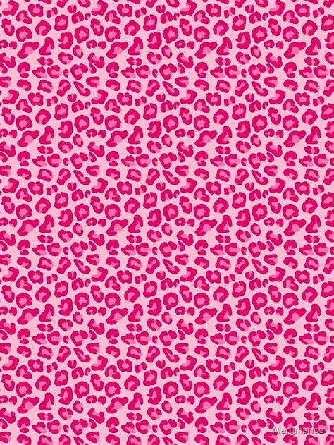 Leopard Print in Pastel Pink, Hot Pink and Fuchsia Scarf