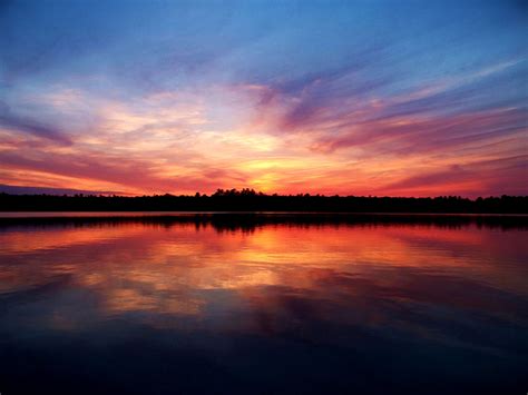 HD Wallpapers Lake Sunsets - WallpaperSafari