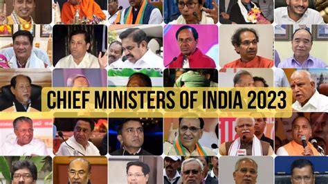 List Of Chief Ministers Of India 2023, Current Chief Ministers Of India State-Wise 2023 Updated ...