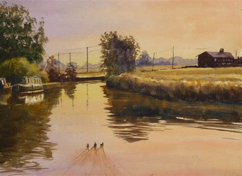 Morning Calm at Haskayne - Watercolour Painting - Graham Mcquade Fine Art