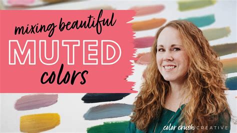 How To Mix Beautiful Muted Colors with #Acrylic Paints! - YouTube