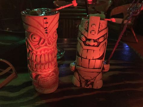 A couple of the awesome mugs at Frankie's Tiki Room in Vegas. : r/Tiki