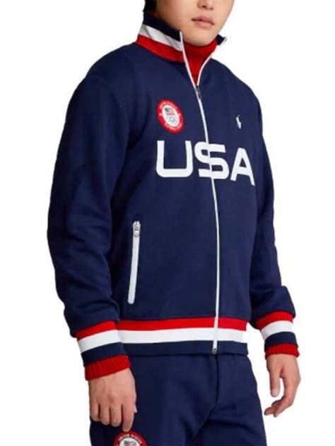 Team USA Track Jacket - Team USA Track Blue Jacket