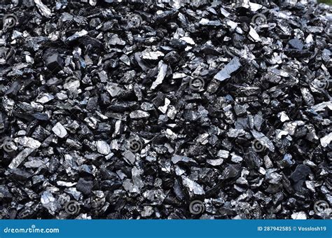 Anthracite Coal after Enrichment. Stock Image - Image of monochrome ...