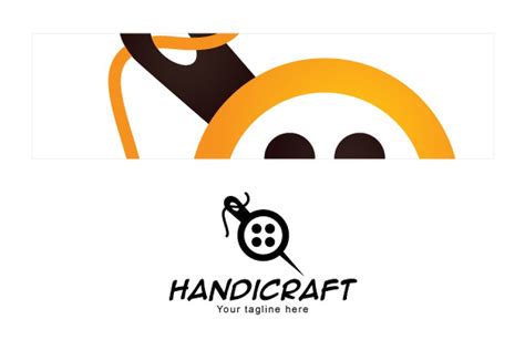 Handicraft Stock Logo Template | Creative Illustrator Templates ~ Creative Market