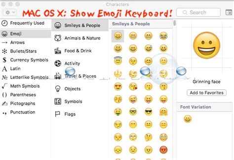 Emoji Keyboard Mac