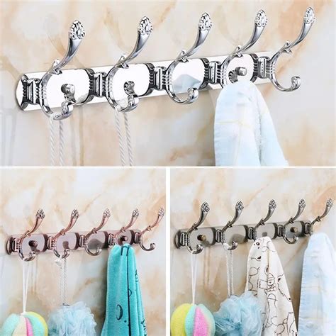 Wall mounted clothes hook bathroom robe hooks toilet towel hook bathroom hardware accessories-in ...