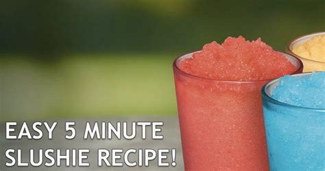 Slushie Machine Recipes - Design Corral