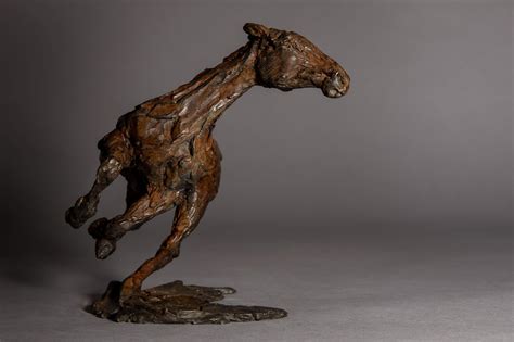 CHANGING DIRECTION - Galloping Horse - Jane Shaw Sculpture