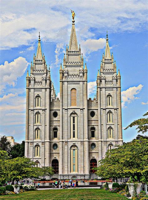 Salt Lake City Mormon Temple Photograph by Tru Waters