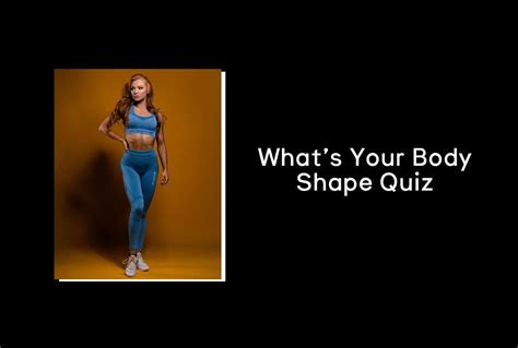 What's your body shape quiz – Jed North