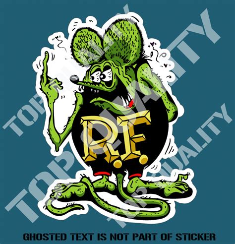 RAT FINK DECAL STICKER - Auto Tattoo Grafix